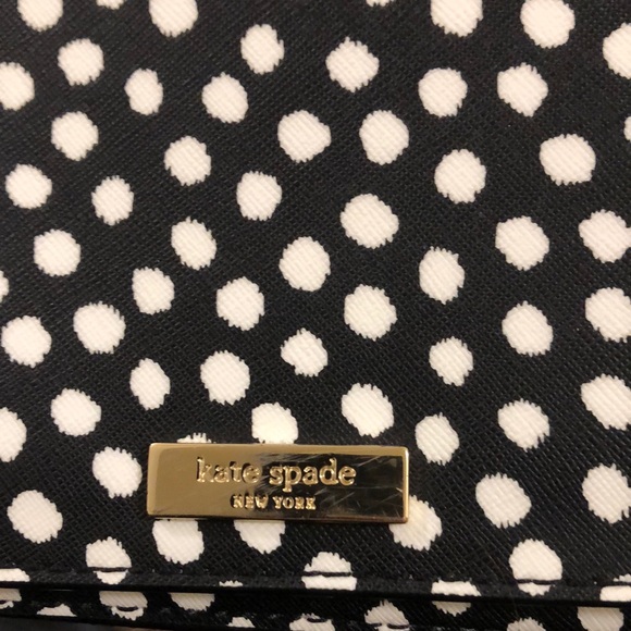 Kate Spade ♠️ Large Carsen Printed Musical Dot Bag EUC - Picture 8 of 10
